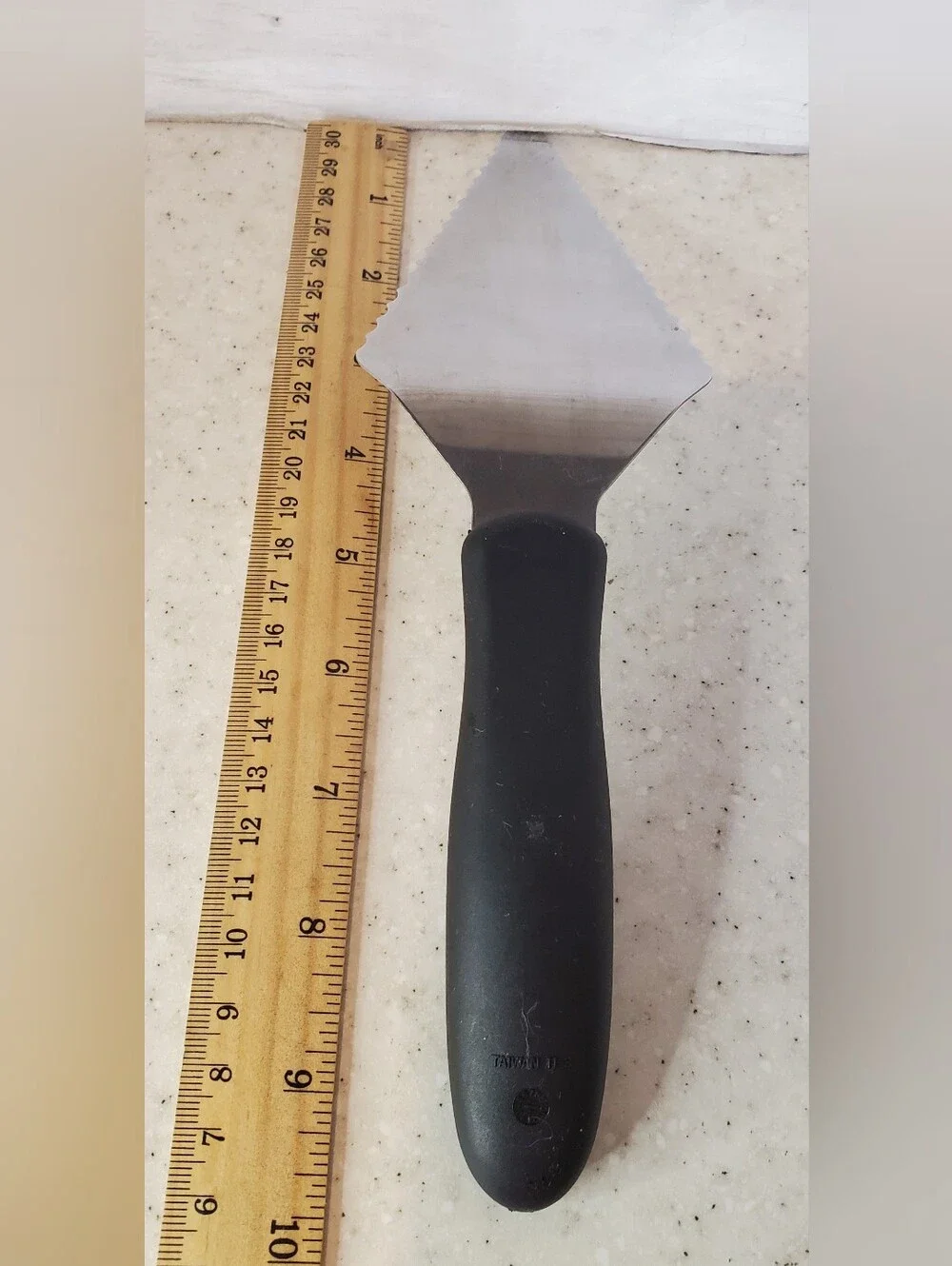 Pampered Chef Serrated Pie Server Stainless Steel Cake Pizza Pie Slice Spatula